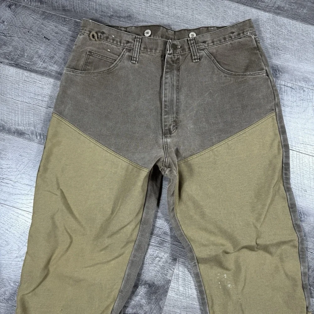 Vintage 80's Wrangler Rugged Gear Brush Field Pants 33145NB USA Made 34X31